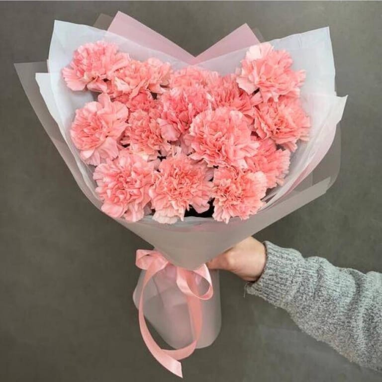 21 Pink Carnation Bouquet-A137 - Image 2