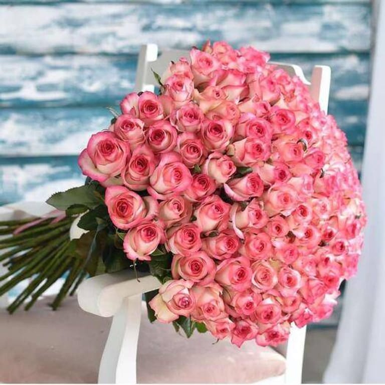 101 Luxury Pink Roses Bouquet-A223 - Image 1
