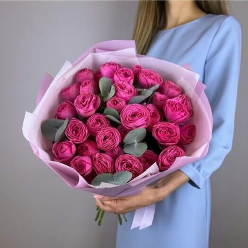 15 Garden Peony Rose Giselle Bouquet-A268