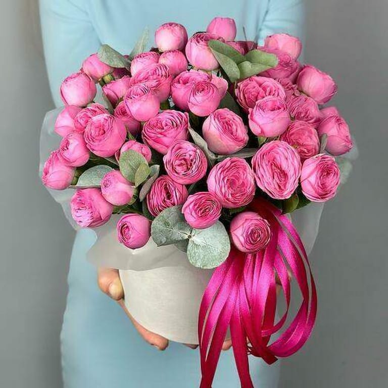 11 Giselle Peony Roses Flower Box-A355 - Image 1