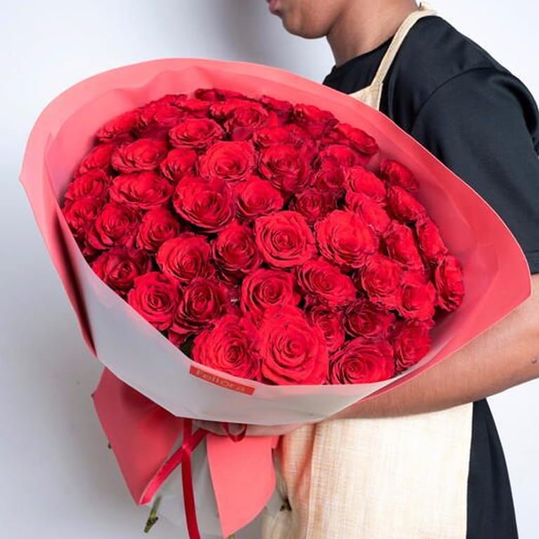 101 Premium Red Roses Luxury Bouquet-A399 - Image 1