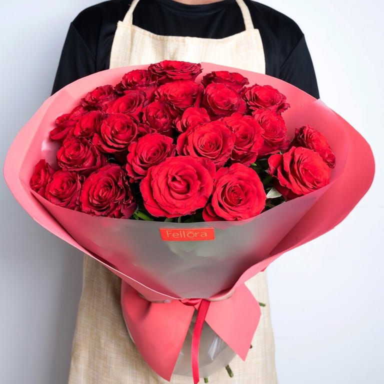 25 Red Roses Luxury Bouquet-A412 - Image 2