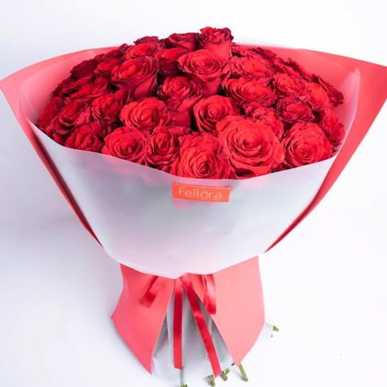 101 Premium Red Roses Luxury Bouquet-A399 - Image 4