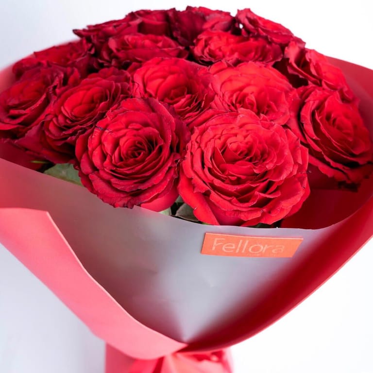 15 Red Roses Luxury Bouquet-A413 - Image 3