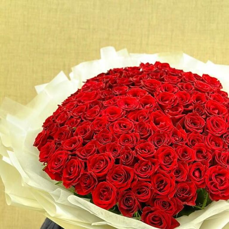 101 Red Roses Grand Luxury Bouquet-A543 - Image 5
