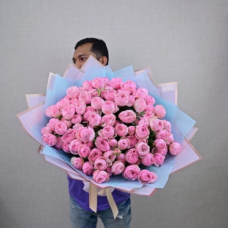 25 Mansfield Park Peony Rose Luxury Bouquet-A603 - Image 2
