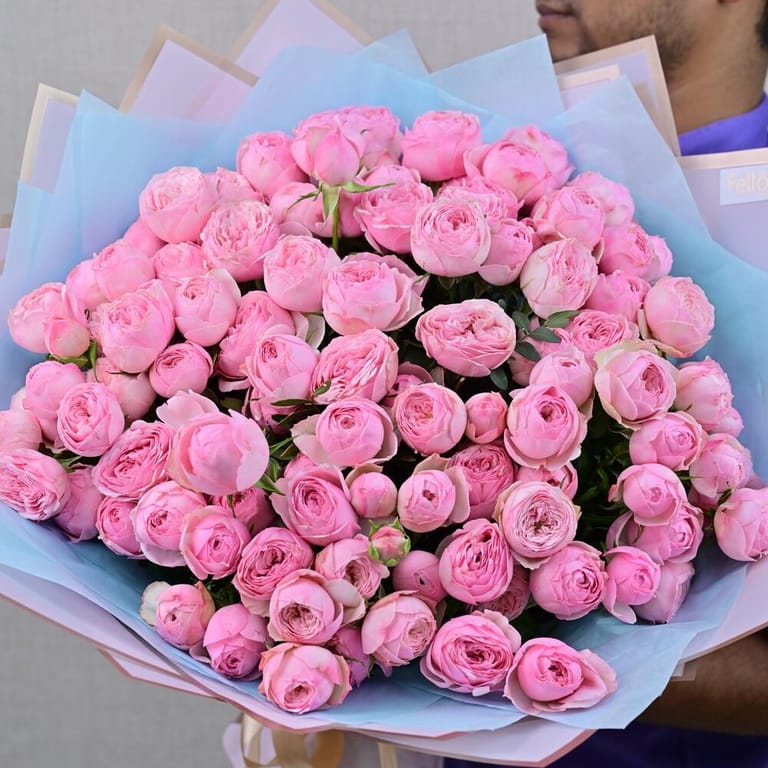 25 Mansfield Park Peony Rose Luxury Bouquet-A603 - Image 4