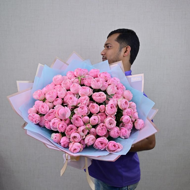 25 Mansfield Park Peony Rose Luxury Bouquet-A603 - Image 5