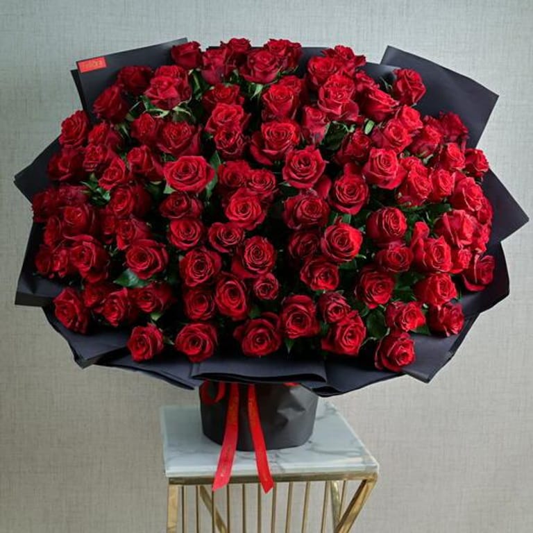 101 Premium Red Roses Grand Luxury Bouquet-A652 - Image 1