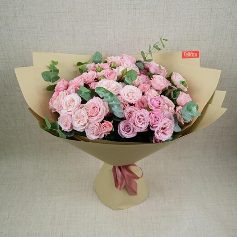11 Stems Madam Bombastic Spray Roses Bouquet-A655 - Image 3