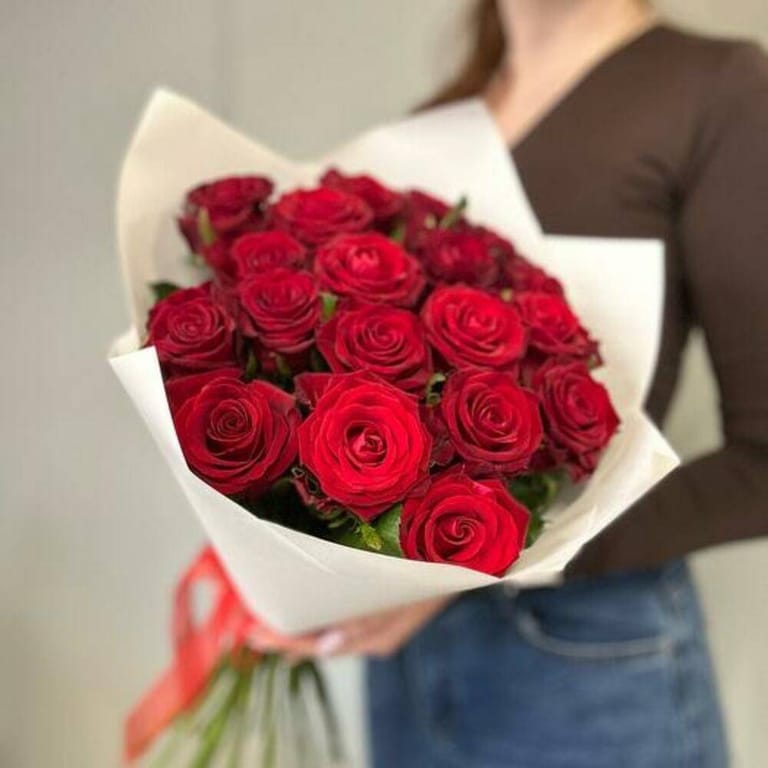21 Premium Red Roses Bouquet-A702 - Image 2