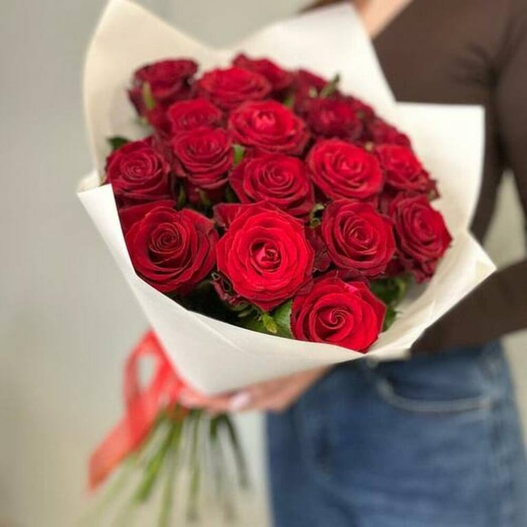 21 Premium Red Roses Bouquet-A702 - Image 4