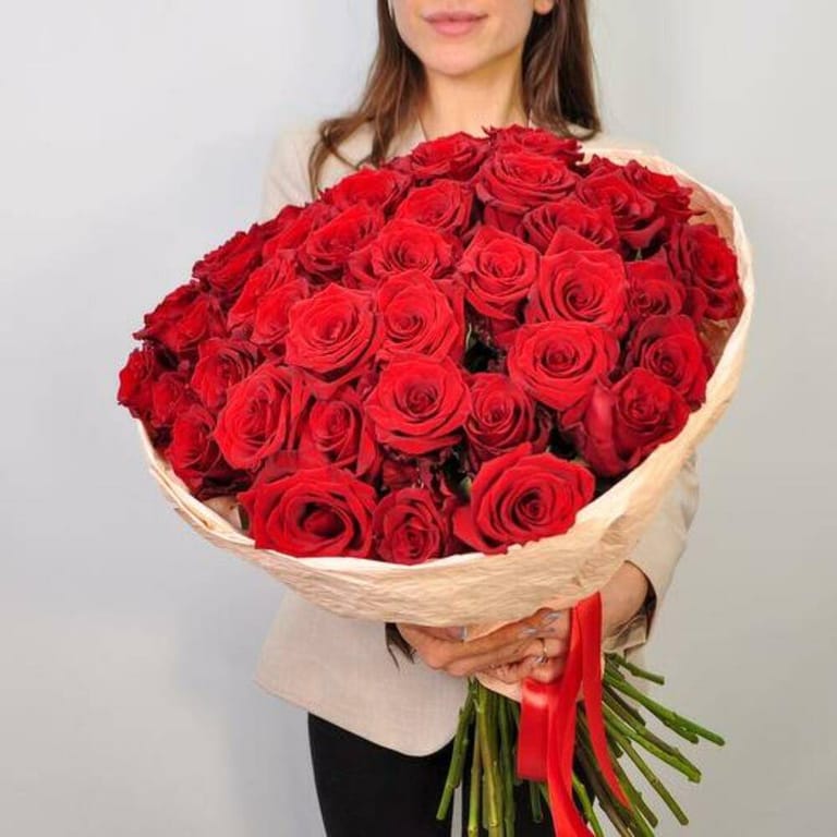 51 Premium Red Roses Luxury Bouquet-A696 - Image 5