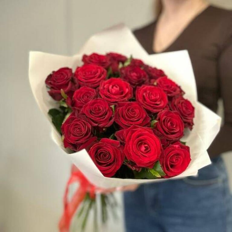 21 Premium Red Roses Bouquet-A702 - Image 6