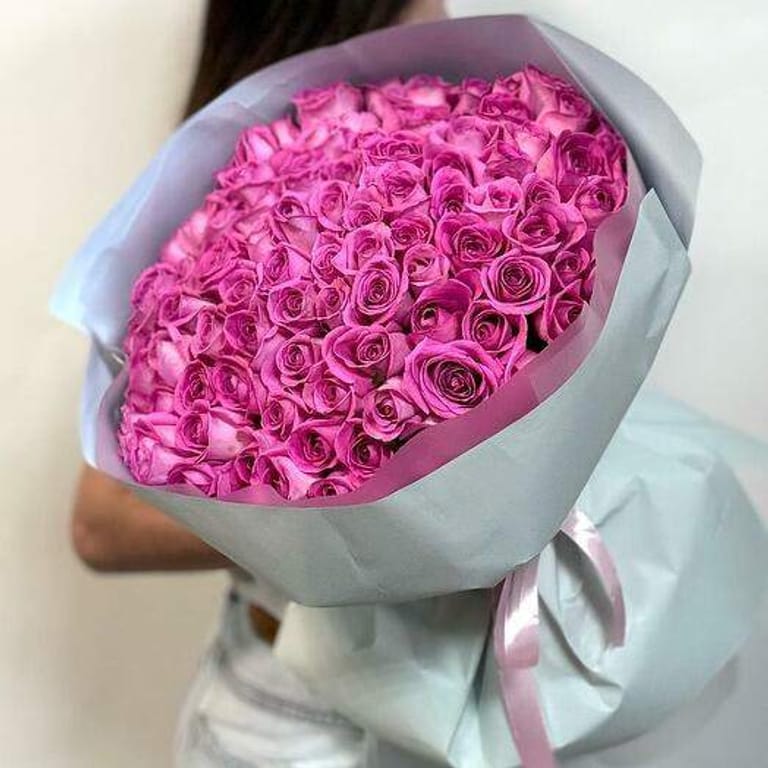 101 Pink Roses Luxury Bouquet-A805 - Image 1