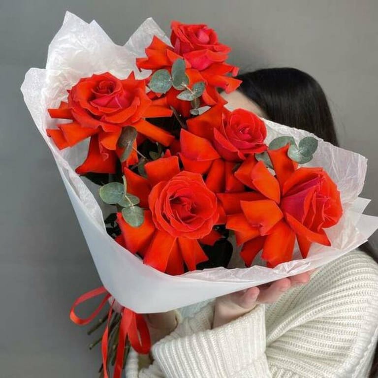 Blush Red Roses Luxury Bouquet-A800 - Image 2