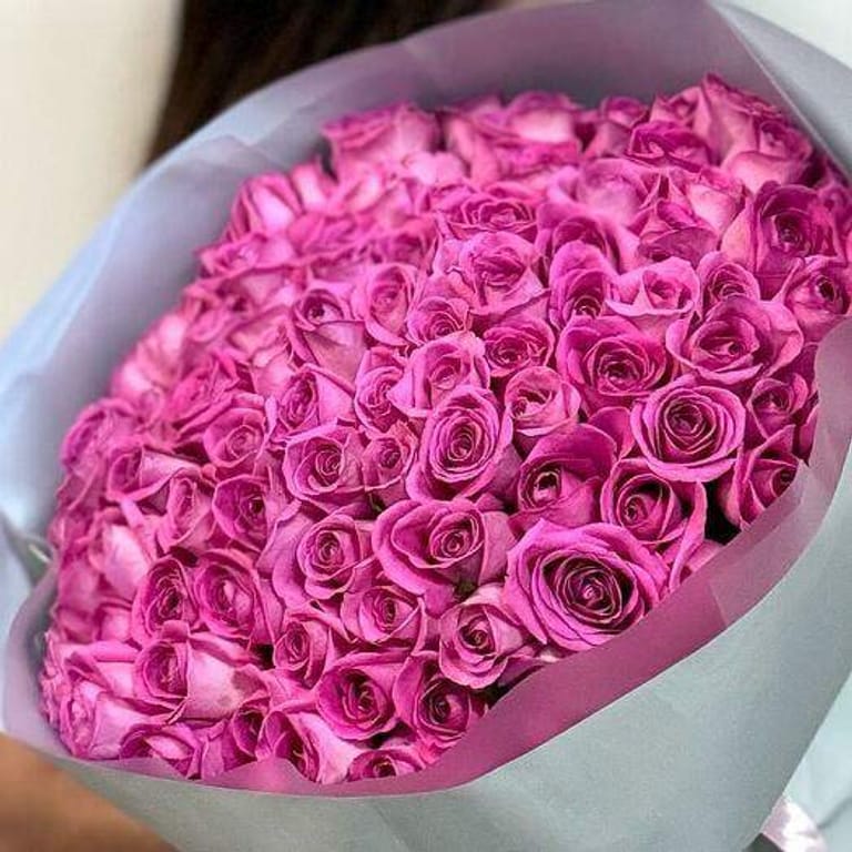101 Pink Roses Luxury Bouquet-A805 - Image 2