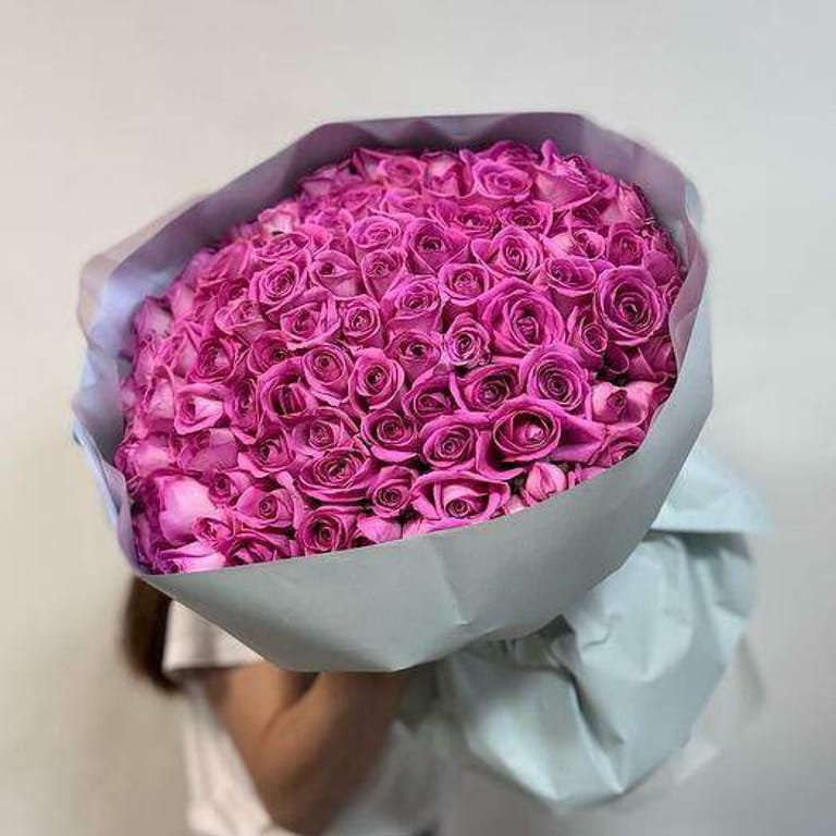 101 Pink Roses Luxury Bouquet-A805 - Image 3