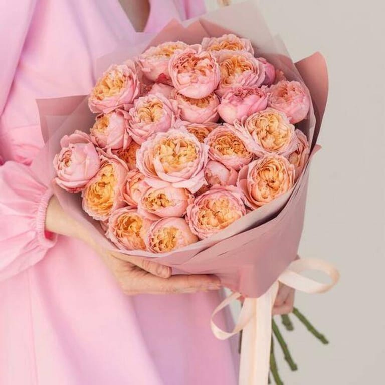9 Julietta Peony Roses Luxury Bouquet-A783 - Image 6