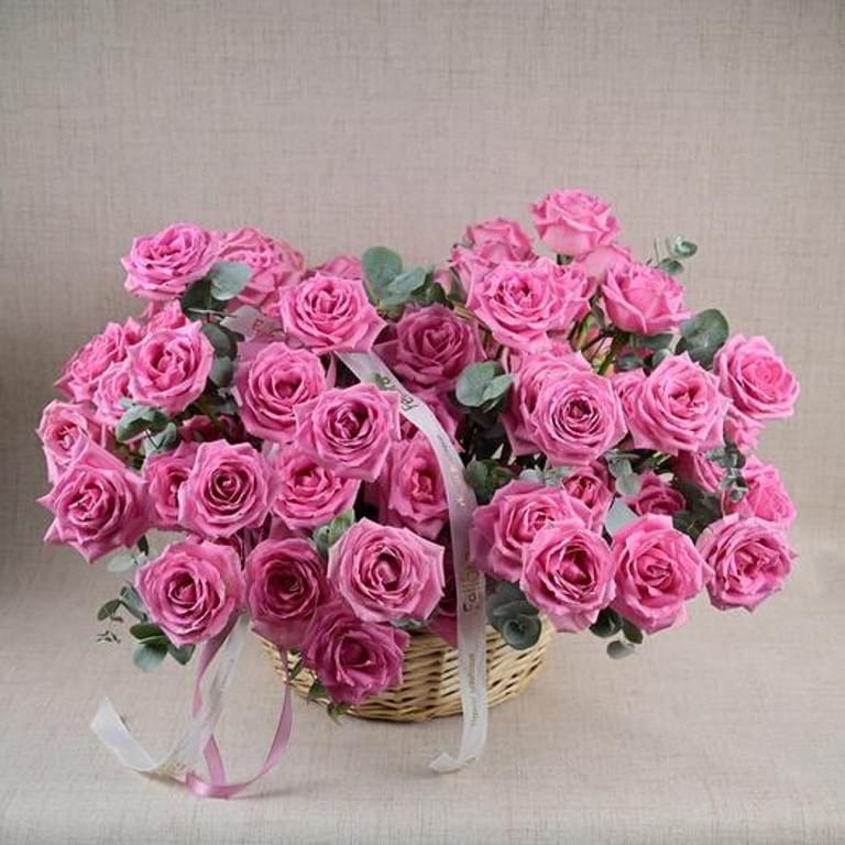 101 Pink Roses Luxury Basket-A806 - Image 5