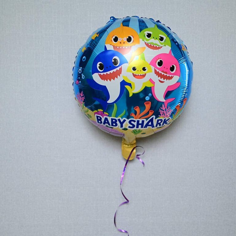 18 Inch Baby Shark Helium Foil Balloo-A952 - Image 2