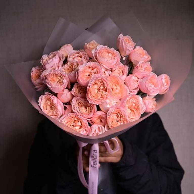 11 Julietta Peony Roses Mono Bouquet-A1085 - Image 2