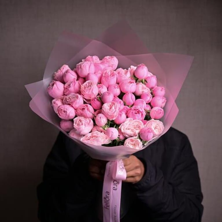 11 Mansfield Park Peony Roses Bouquet-A1086 - Image 3