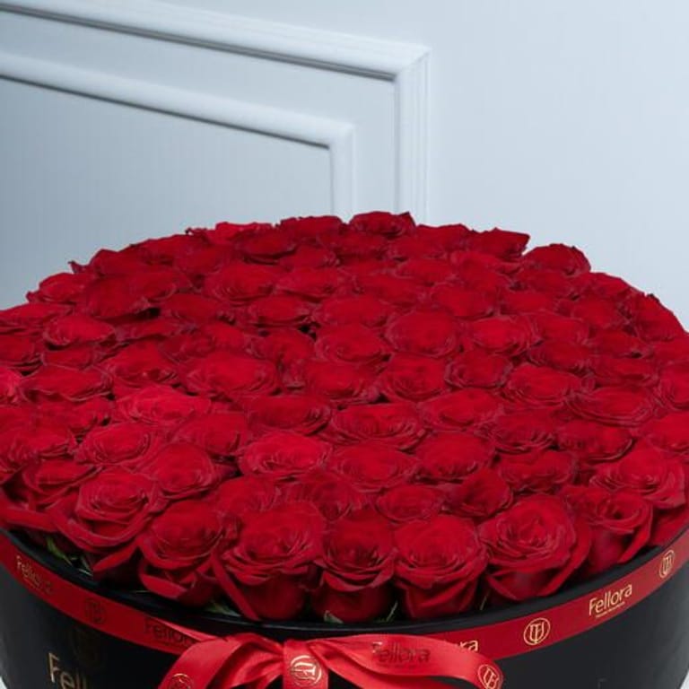 101 Red Roses Luxury Grand Flower Box-A1555 - Image 2