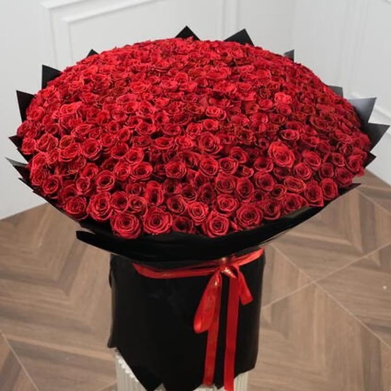 501 Red Roses Grand Luxury Mono Bouquet-A1588 - Image 1