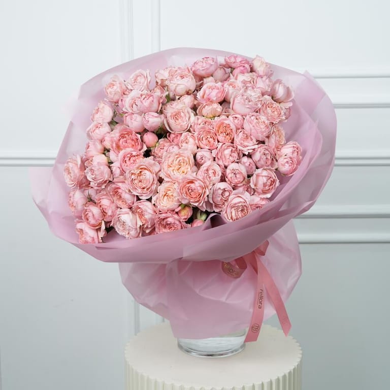 25 Julietta Peony Roses Luxury Bouquet-A1589 - Image 2