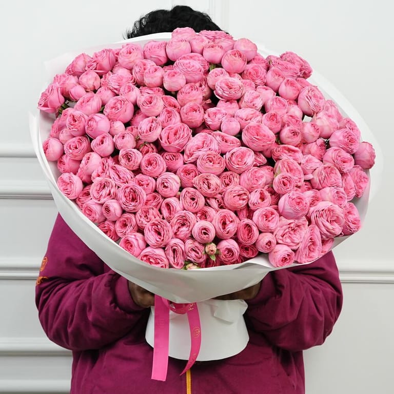 51 Giselle Peony Spray Roses Bouquet-A1633 - Image 1