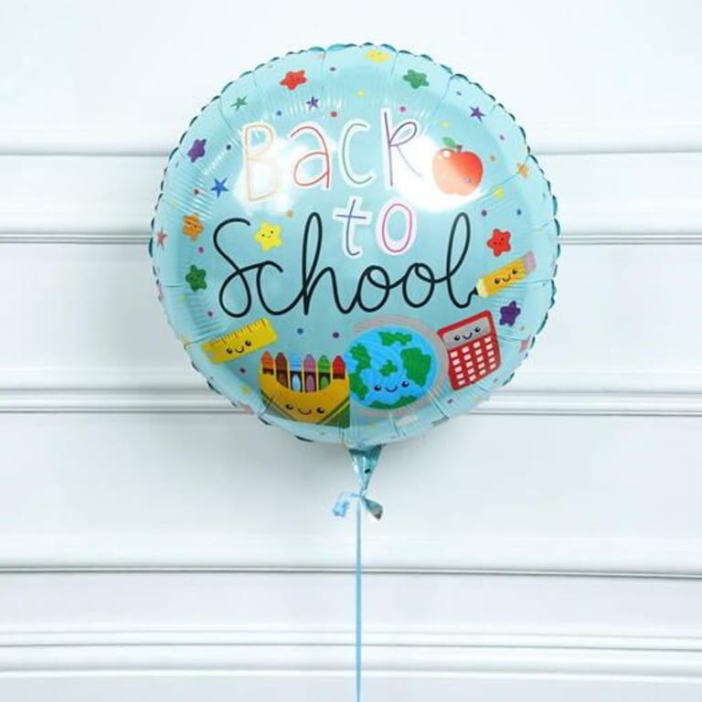 Back To School Supplies Theme Helium Foil Balloon-A1826 - Image 3