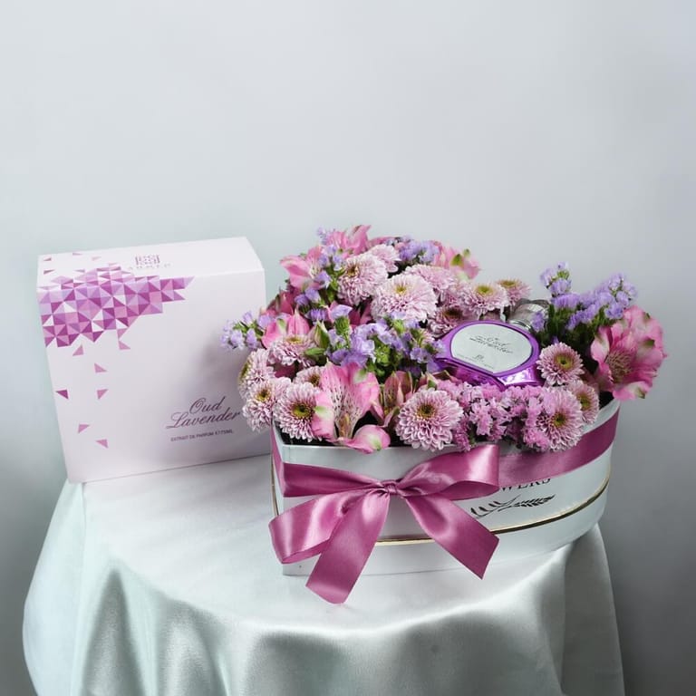 Ahmed Al Maghribi Oud Lavender And Purple Flowers Gift Combo-C81 - Image 4