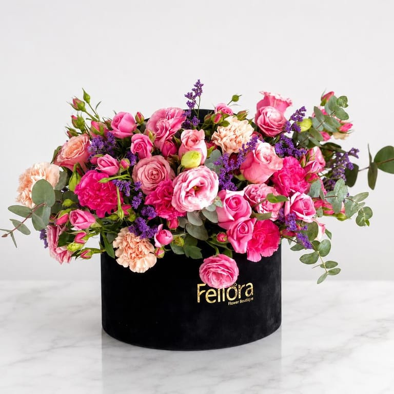 Flowers In Box Of Mixed Flowers-A12 - Image 1