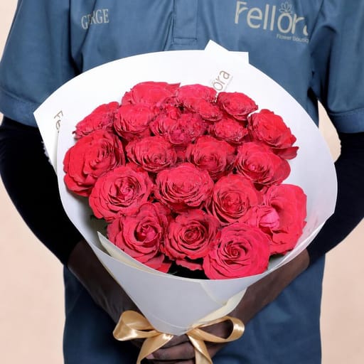 Classic Red Rose Bouquet-A52