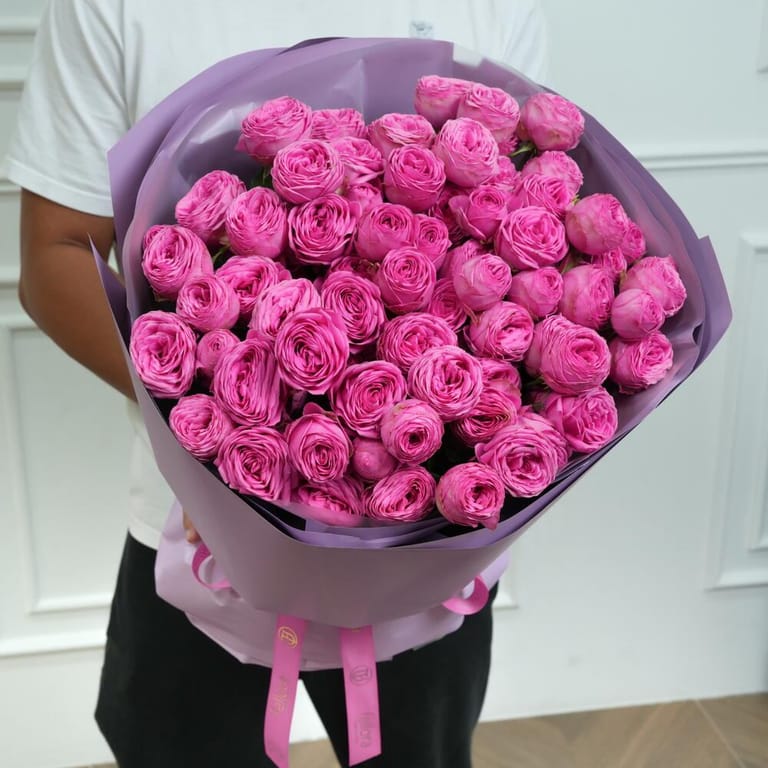 Peony Roses Giselle Bouquet-A695 - Image 2