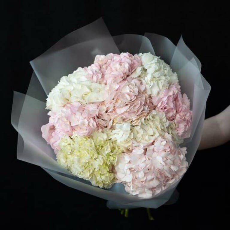 Pink And White Hydrangea Grand Luxury Bouquet-A717 - Image 2