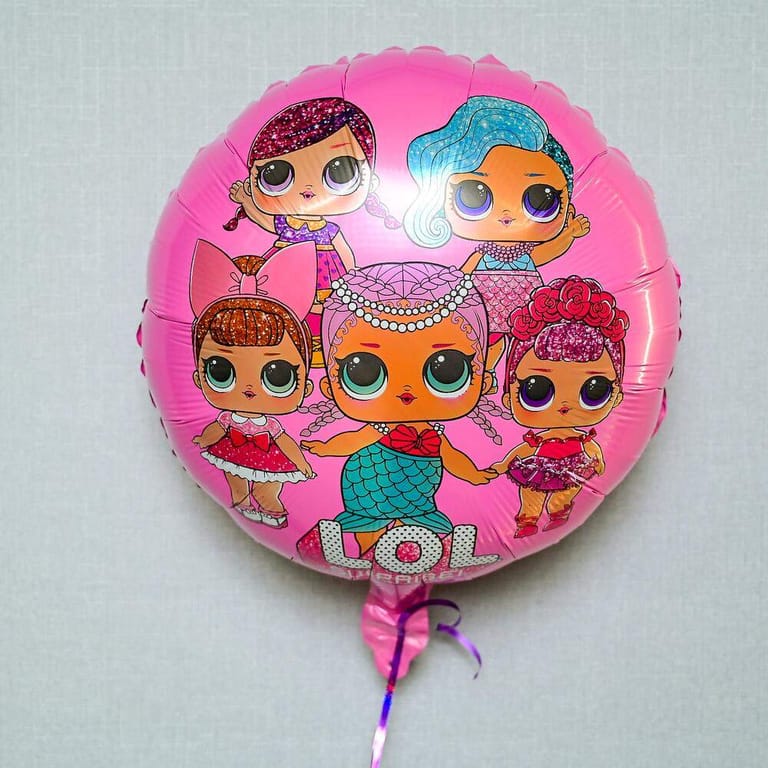Pink LOL Surprise Dolls Helium Foil Balloon-A957 - Image 1