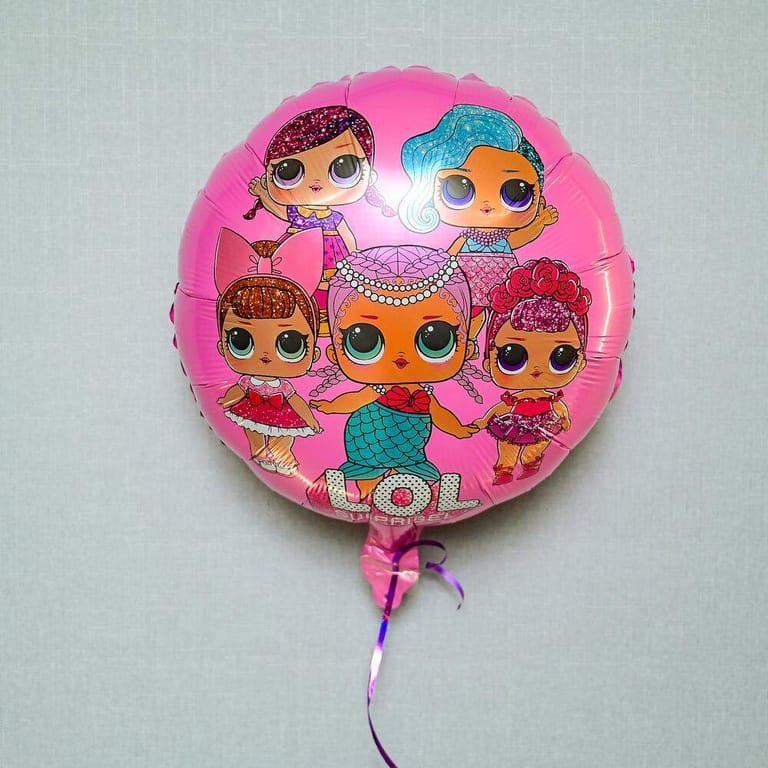 Pink LOL Surprise Dolls Helium Foil Balloon-A957 - Image 2