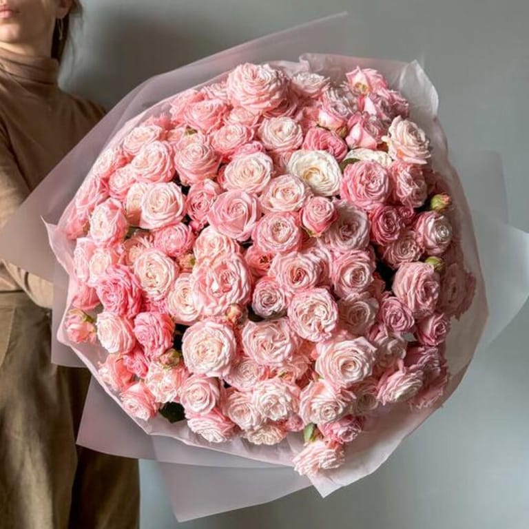 Pink Bombastic Spray Roses Grand Luxury Bouquet-A1115 - Image 2