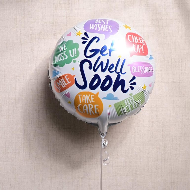 Get Well Soon Best Wishes Helium Foil Balloon-A1246 - Image 3