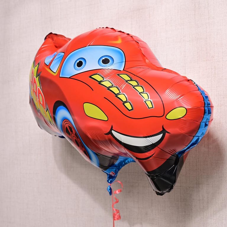 Red Racing Car Helium Foil Balloon-A1276 - Image 3