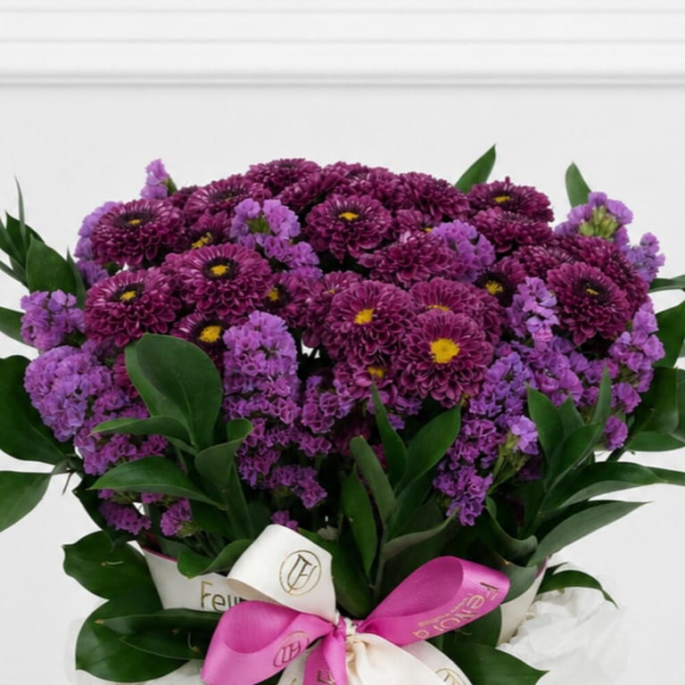 Purple Chrysanthemum Flower Box-A1703 - Image 2