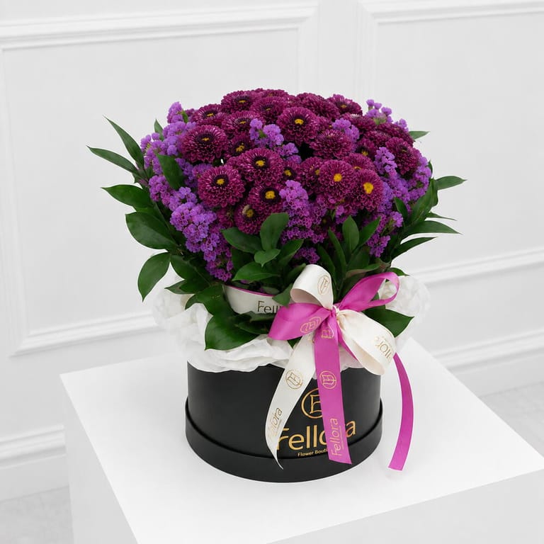 Purple Chrysanthemum Flower Box-A1703 - Image 5