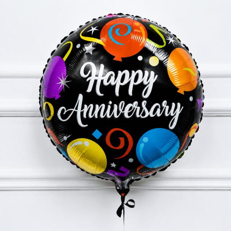 Happy Anniversary Celebration Helium Foil Balloon-A1813 - Image 1