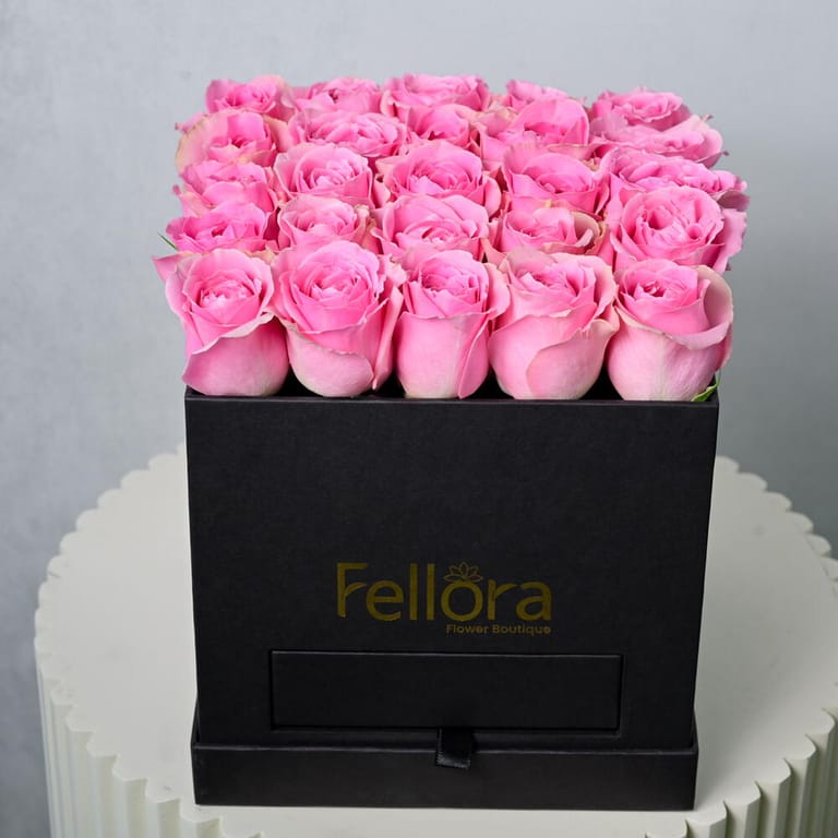 Pink Roses And Ferrero Rocher Luxury Gift Box-C33 - Image 3