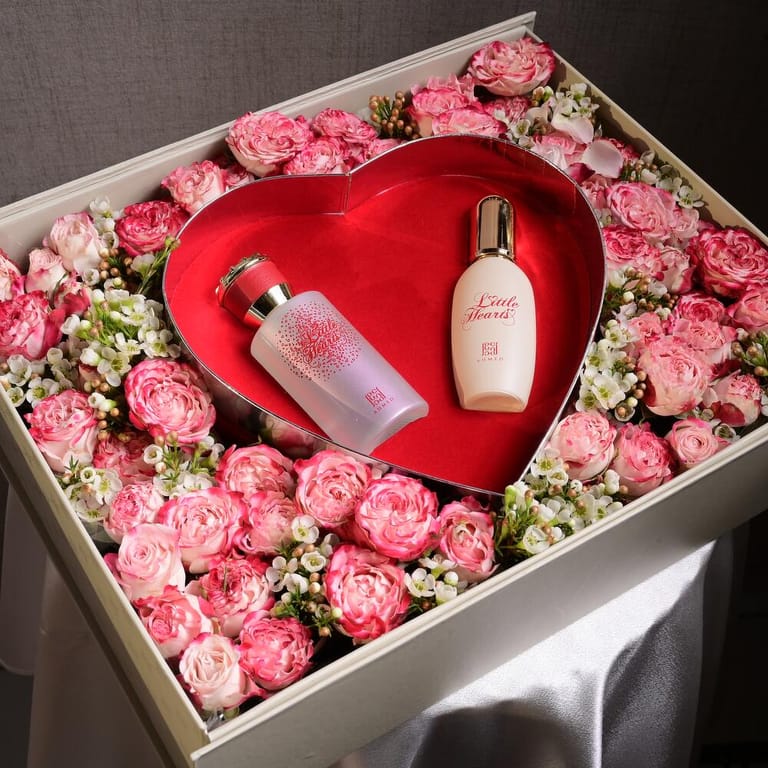 Little Hearts Perfume And Sunset Roses Gift Box-C74 - Image 5