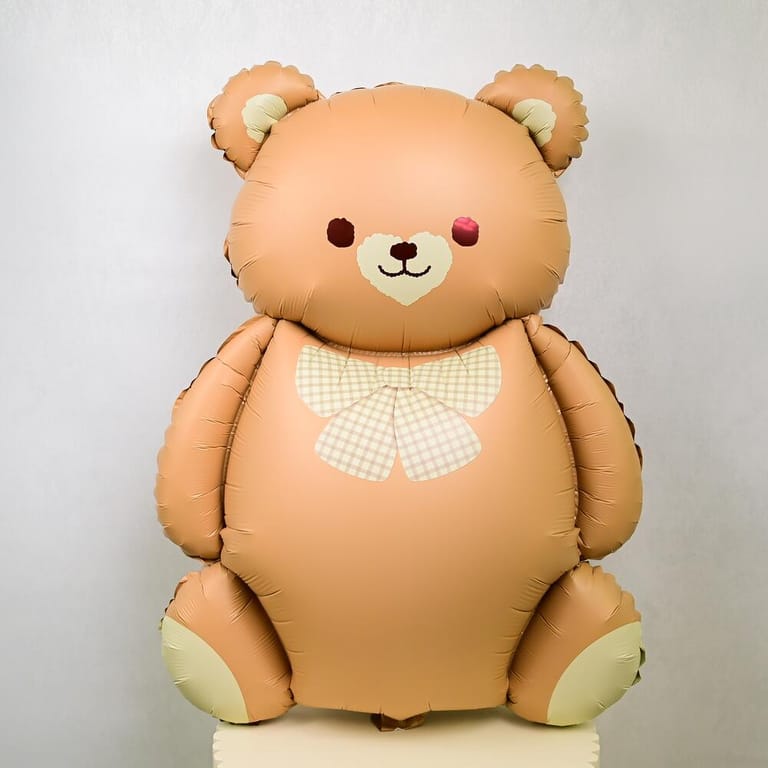 Cute Teddy Bear Helium Foil Balloon-A947 - Image 1