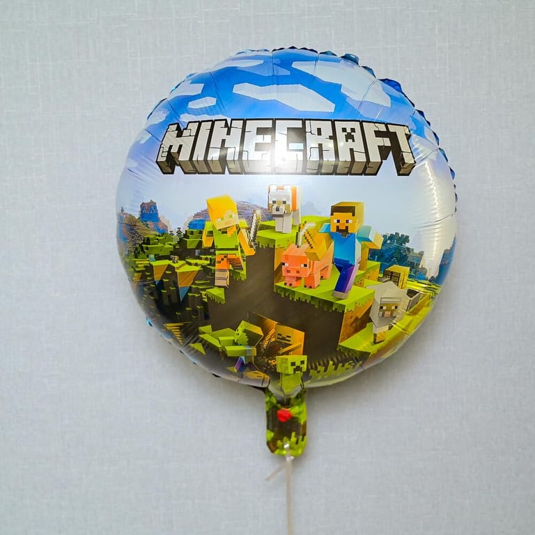 Minecraft Helium Foil Balloon-A951 - Image 1