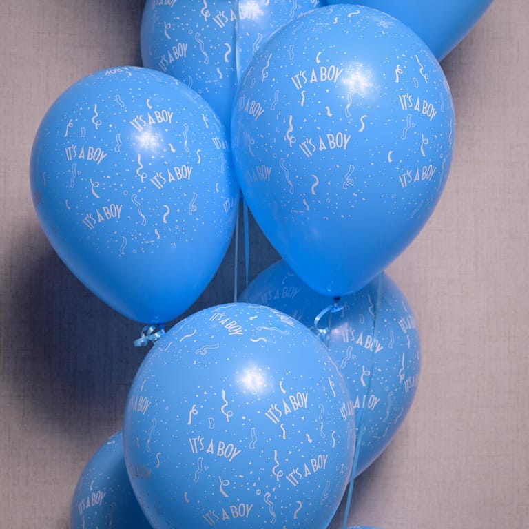 11 Its A Boy Helium Latex Balloons-A1167 - Image 2